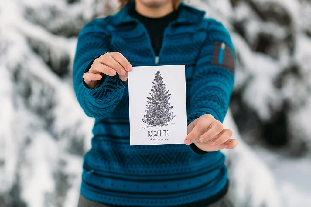Balsam Fir Letterpress Card