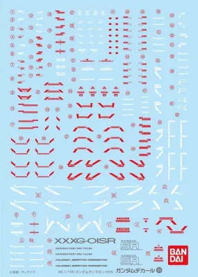 Bandai Gundam Decal GD-99 Gundam Sandrock EW MG 1/100 Decal