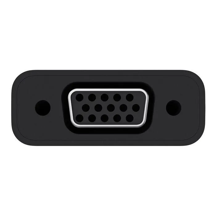 Belkin USB C to VGA Adapter Seamless Connection  -  Black