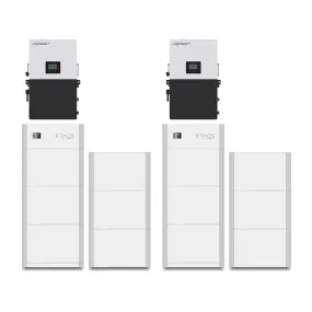 Big Battery - 48V 60KWH Ethos Power System With 12x Batteries   2x 12kW inverter