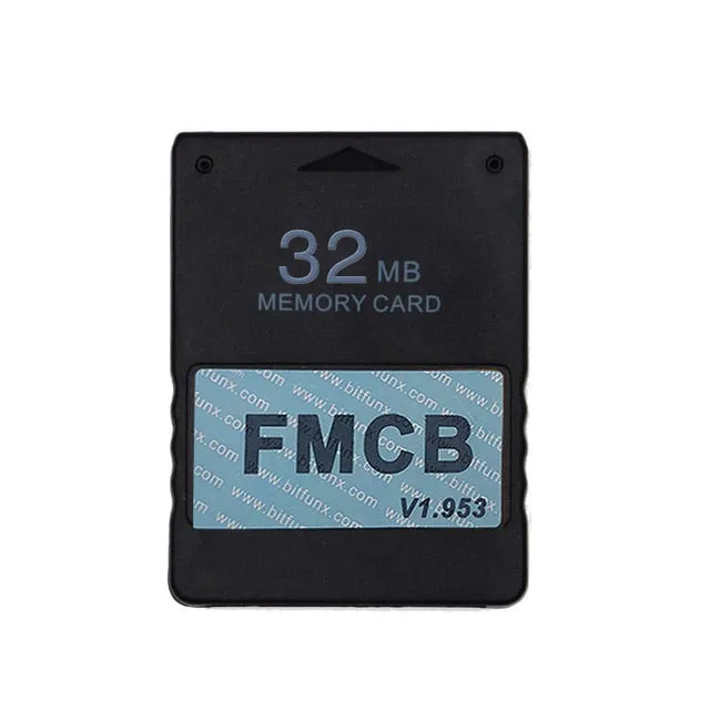 Enhanced Bitfunx FMCB Free McBoot Memory Card for Sony PS2 PlayStation 2 - 32MB