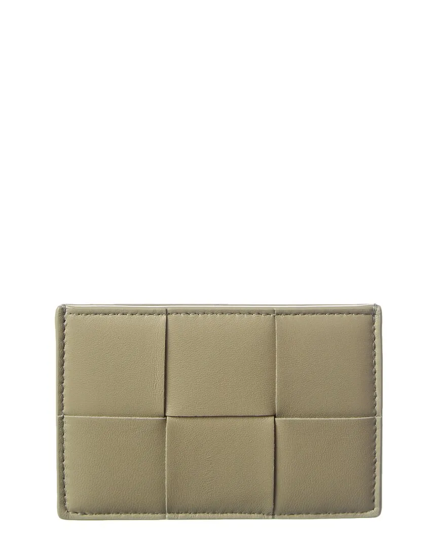Bottega Veneta Cassette Maxi Intrecciato Leather Card Case
