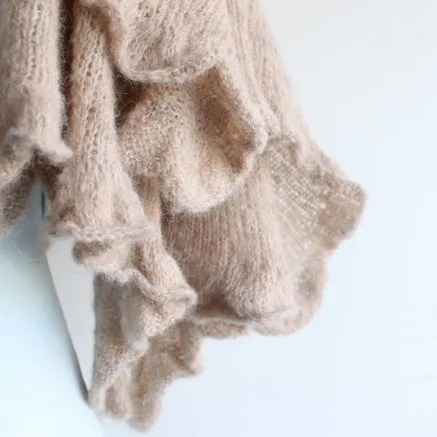 Brushed Alpaca Nuvem Wrap Project