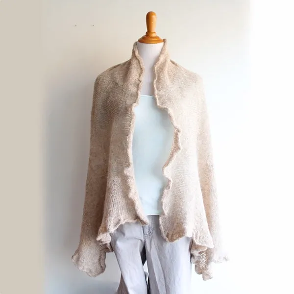 Brushed Alpaca Nuvem Wrap Project