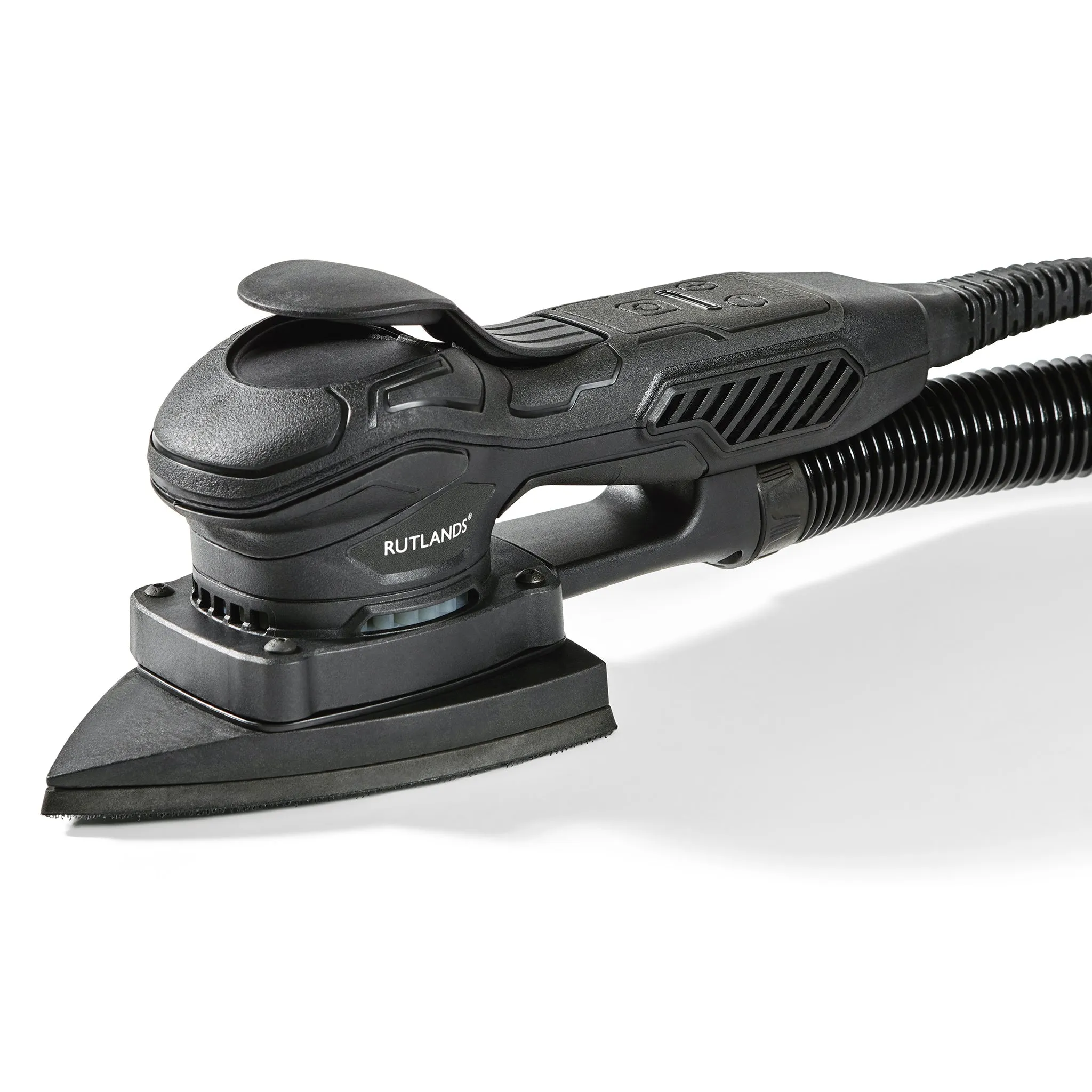 Brushless Delta Orbital Sander with Dust Extractor - 0.3 Micron Filtration