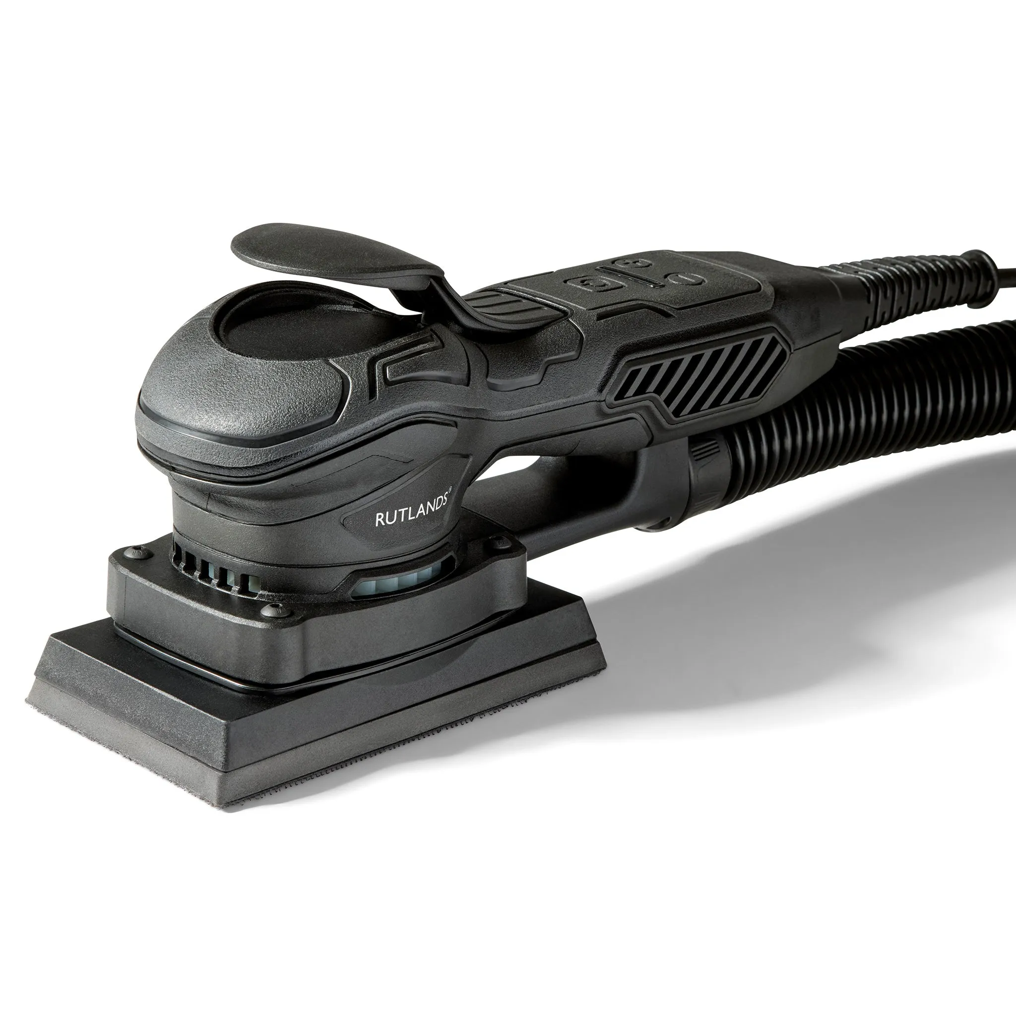Brushless Palm Orbital Sander with Dust Extractor - 0.3 Micron Filtration