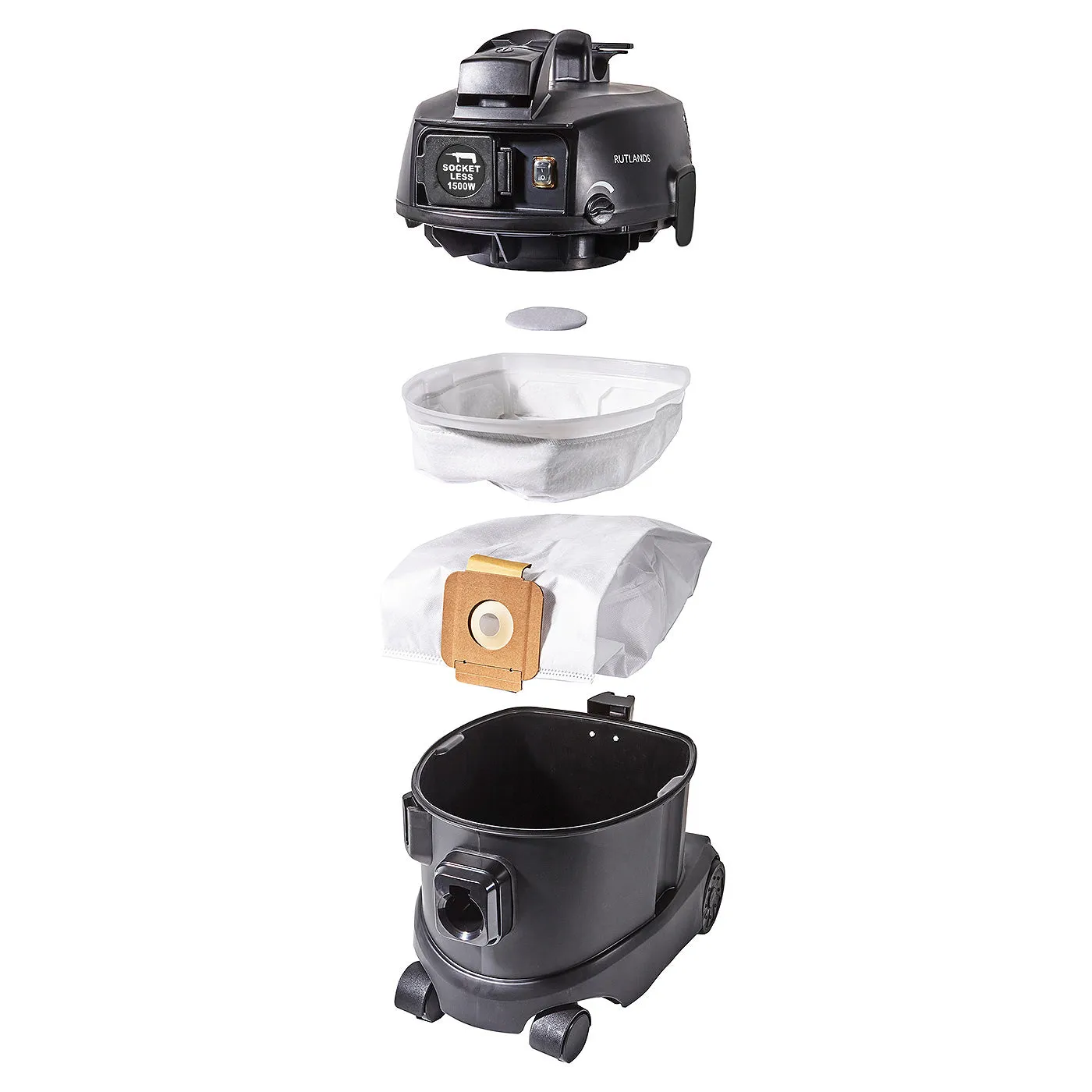 Brushless Random Orbital Sander with Dust Extractor - 0.3 Micron Filtration