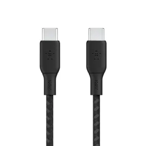 Cable BoostCharge Pro Flex 100W USB-C a USB-C de silicona y trenzado de Belkin 2 metros negro