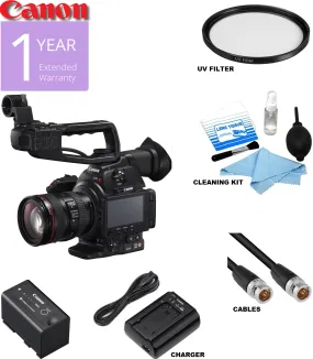 Canon EOS C100 Mark II Cinema EOS Camera with EF 24-105mm f/4L Lens USA