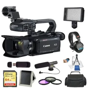 Canon XA11 Compact Full HD Camcorder with 64GB MEMORY CARD   PROFESSIONAL FILTER KIT   XL PRO CAMCORDER SOFT CASE   ADVANCED ACCESSORIES