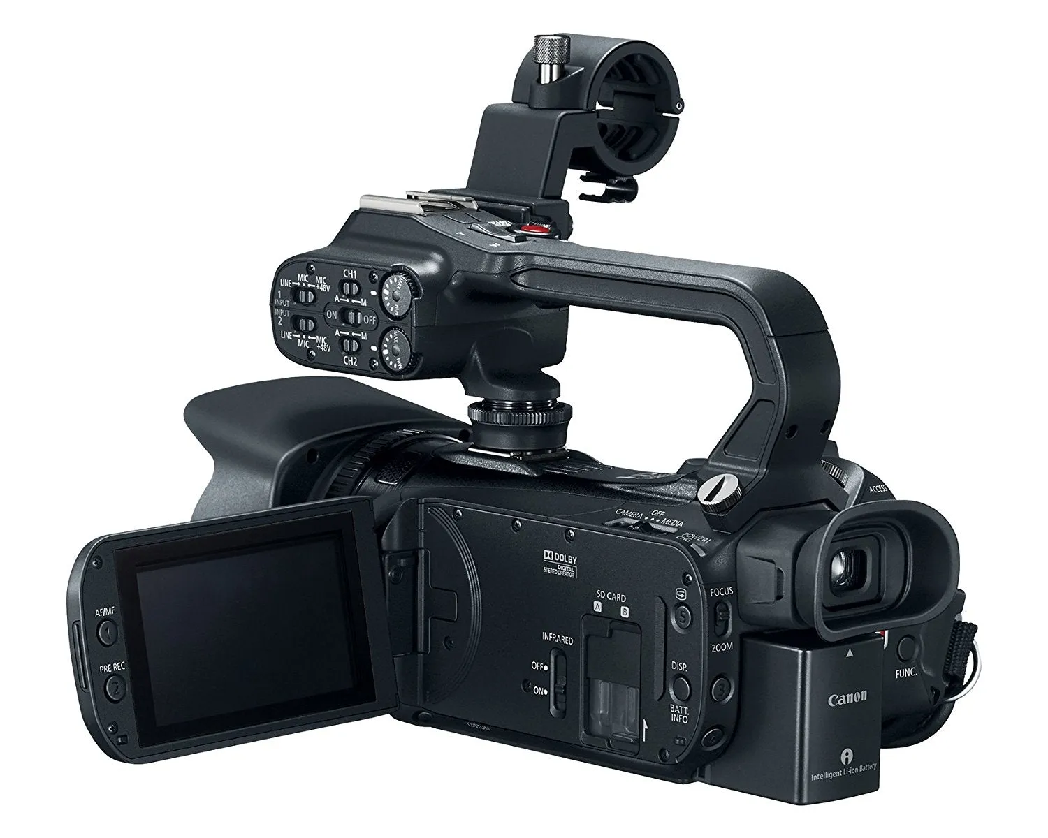 Canon XA11 Compact Full HD Camcorder with HDMI and Composite Output   64GB Memory Card   BP-820 Replacement Lithium Ion Battery Bundle