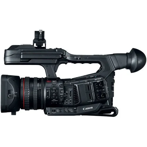 Canon XF705 4K 1&quot; Sensor XF-HEVC H.265 Pro Camcorder NTSC/PAL with Sandisk 32GB Memory Card Bundle