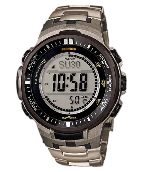Casio Protrek Titanium Triple Sensor Atomic Prw-3000T-7