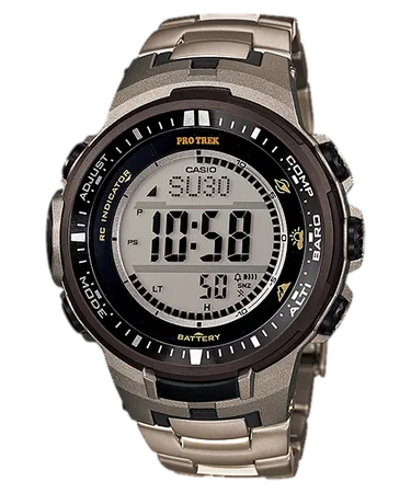 Casio Protrek Titanium Triple Sensor Atomic Prw-3000T-7