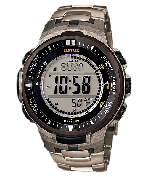 Casio Protrek Titanium Triple Sensor Atomic Prw-3000T-7