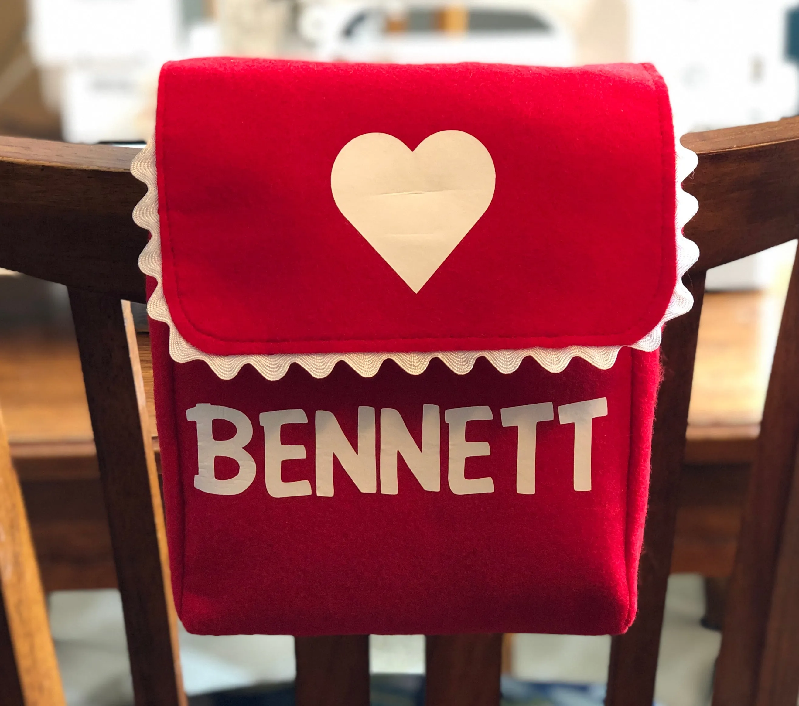 Chair Backer Mailbox, Valentine Mailbox, 15 Colors