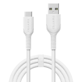 Charge Cable - 6FT USB-C to USB-A 18W White Cables