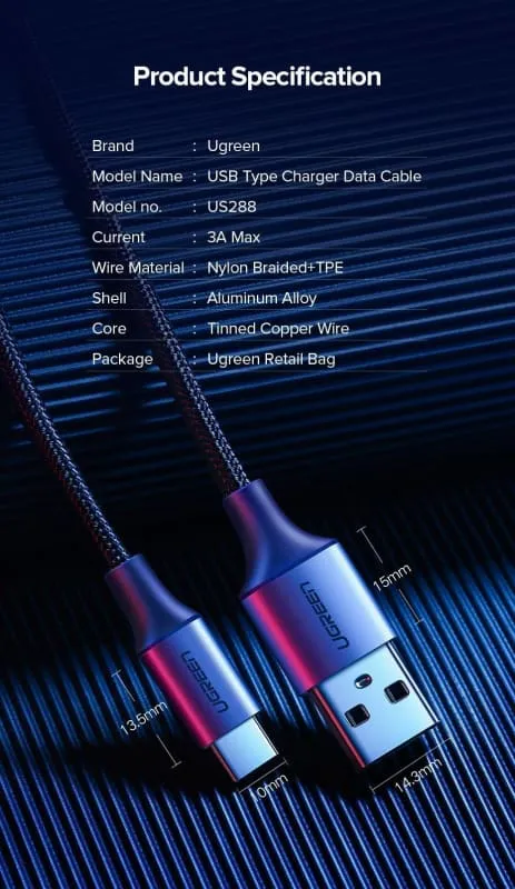 Charging Cable Braided Type-C