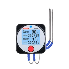 [CLEARANCE] Wintact by Benetech Digital Probe-Type Food Thermometer (Battery Included) for Meat, Fish, Poultry, and Egg Cooking with Data Logging Function, Bluetooth & App Control | WT308A