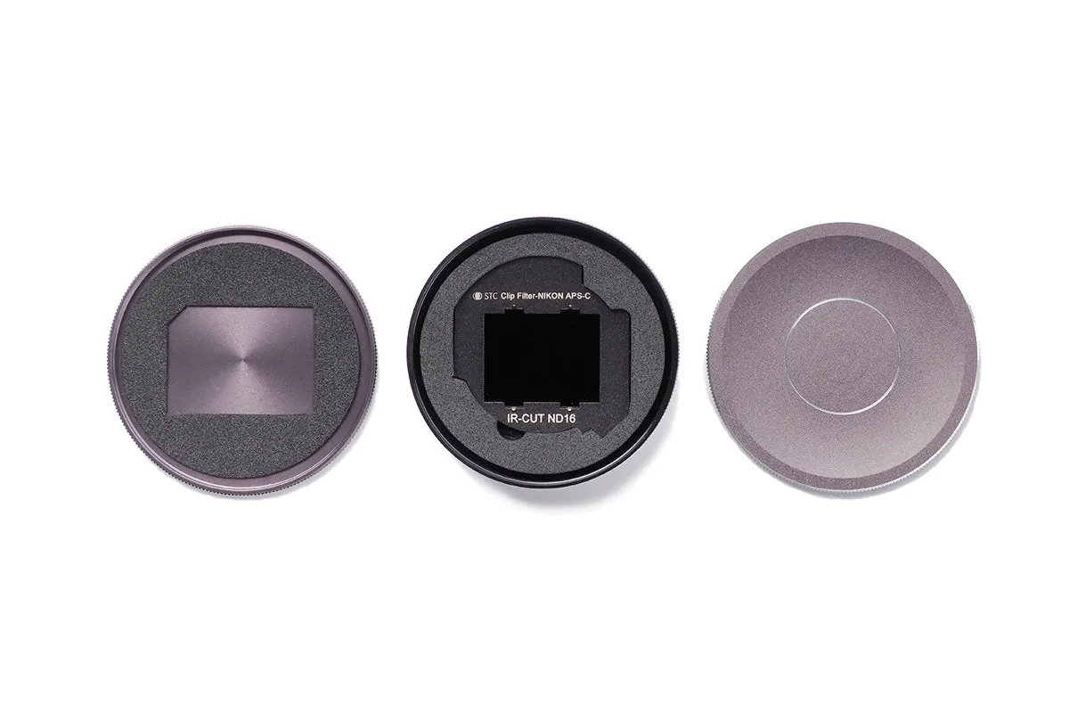 Clip Filter Set   Aerospace-grade Metal Case for Nikon APS-C