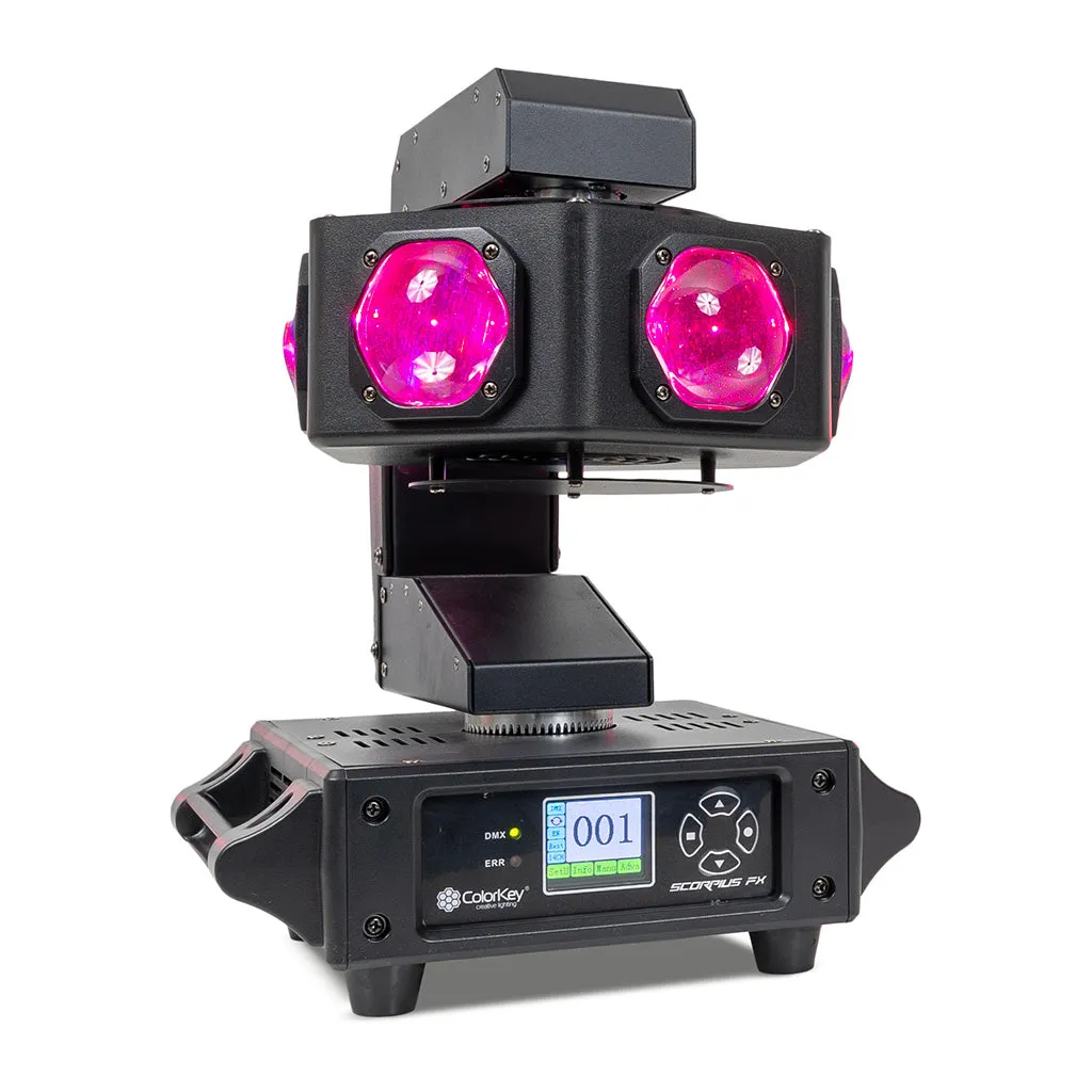 ColorKey SCORPIUS FX 240W 4-in-1 RGBW LED Moving Head Effect Light