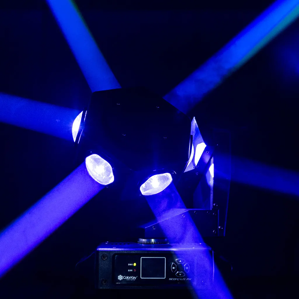 ColorKey SCORPIUS FX 240W 4-in-1 RGBW LED Moving Head Effect Light