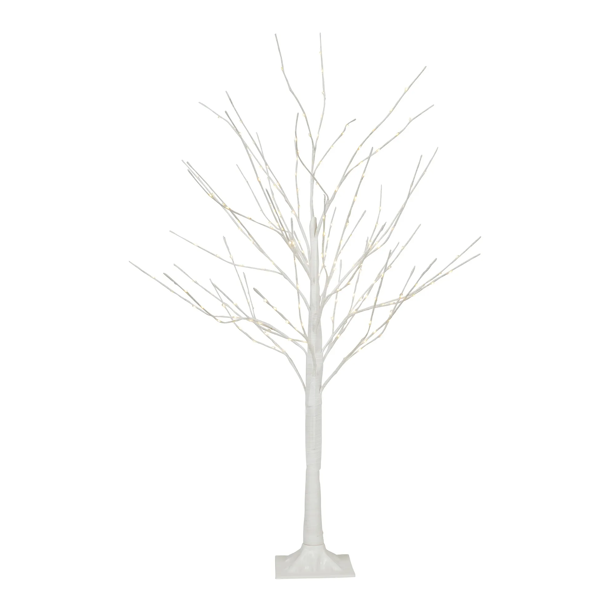 Cooper Wire Birch Tree with Warm White LEDs