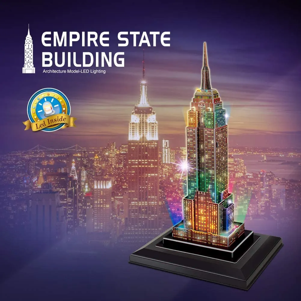 Cubicfun® 3D Puzzles Empire State Building Model Kits