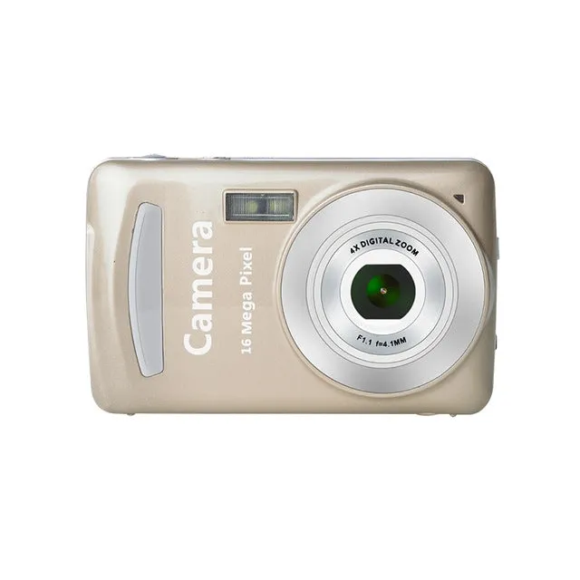 Cute Cartoon 16MP Kids Mini Digital Camera with 720P Video and 2.4" Screen - Perfect Birthday Gift for Children
