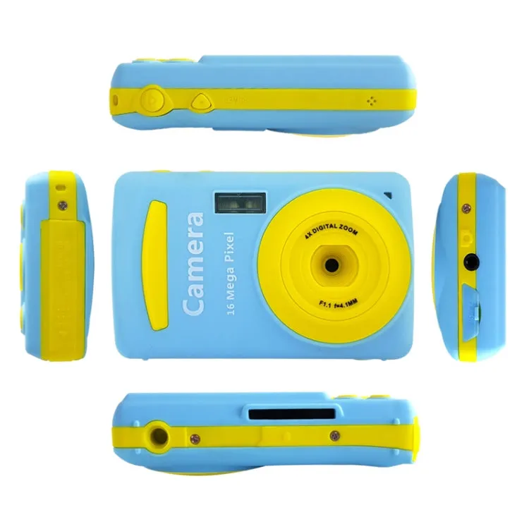 Cute Cartoon 16MP Kids Mini Digital Camera with 720P Video and 2.4" Screen - Perfect Birthday Gift for Children