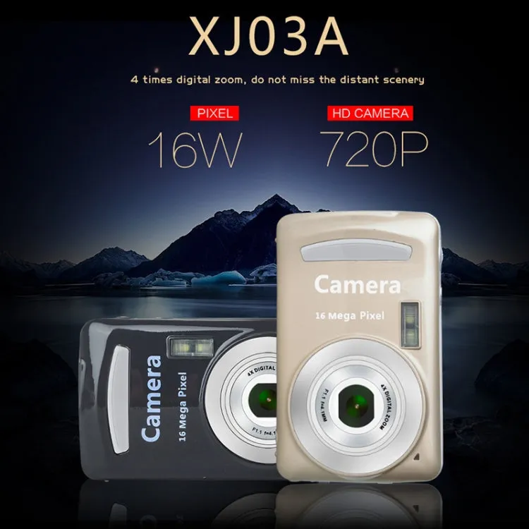 Cute Cartoon 16MP Kids Mini Digital Camera with 720P Video and 2.4" Screen - Perfect Birthday Gift for Children