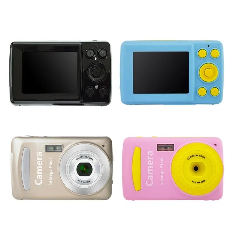 Cute Cartoon 16MP Kids Mini Digital Camera with 720P Video and 2.4" Screen - Perfect Birthday Gift for Children