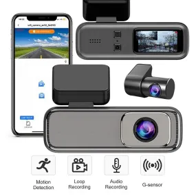 Dash Cam 2K WiFi Car Camera Super Night Vision Dashcam G-Sensor