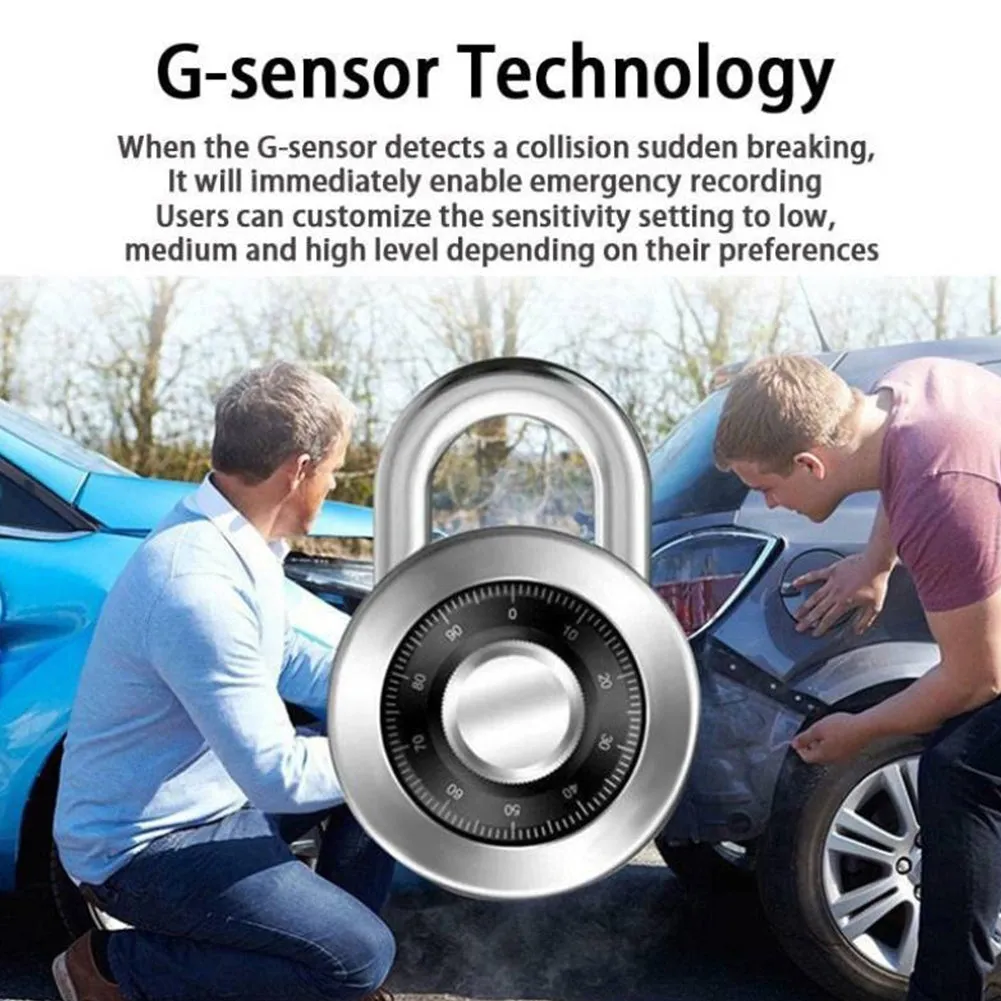 Dash Cam 2K WiFi Car Camera Super Night Vision Dashcam G-Sensor