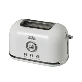 Davis & Waddell Manor 2 Slice Toaster in White