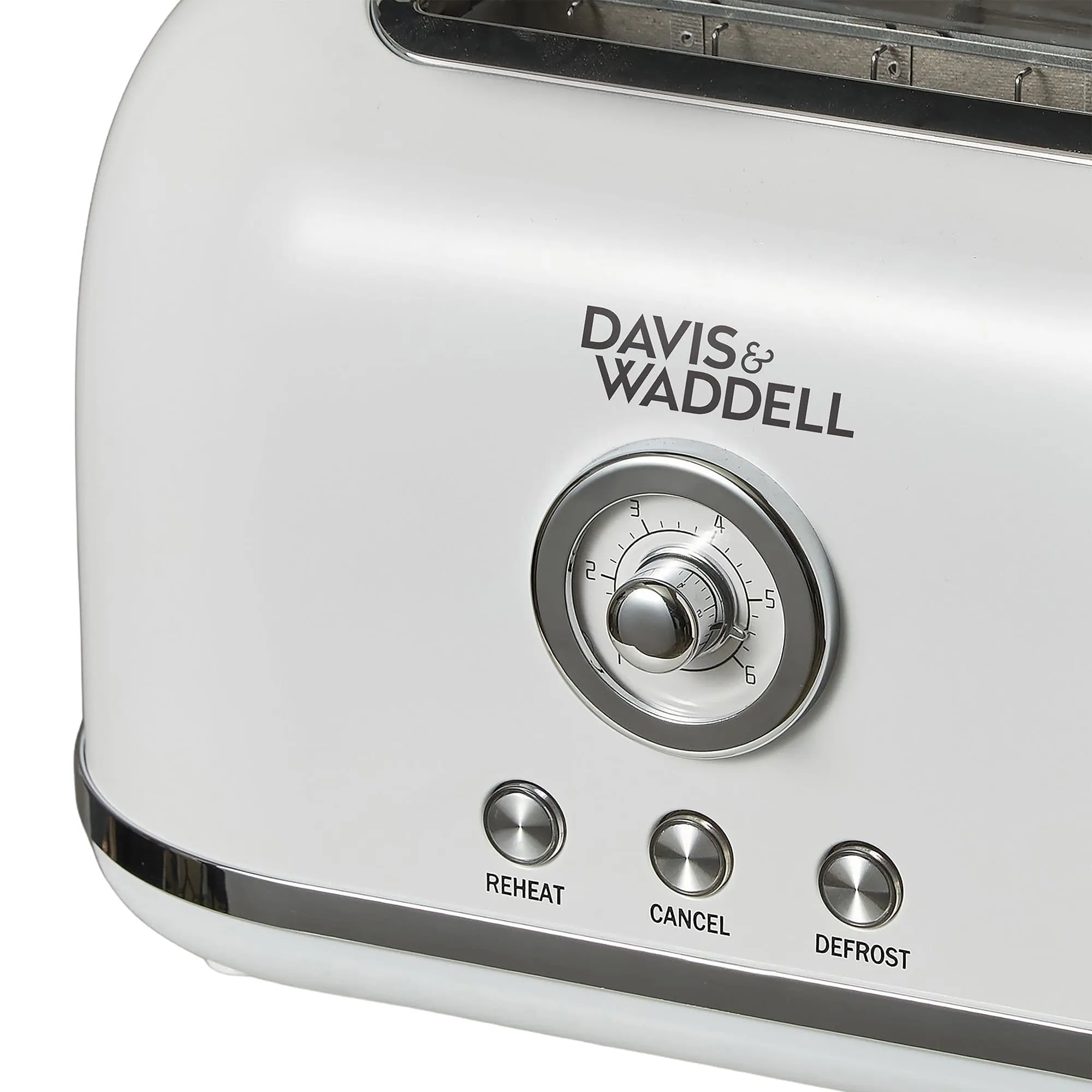 Davis & Waddell Manor 2 Slice Toaster in White