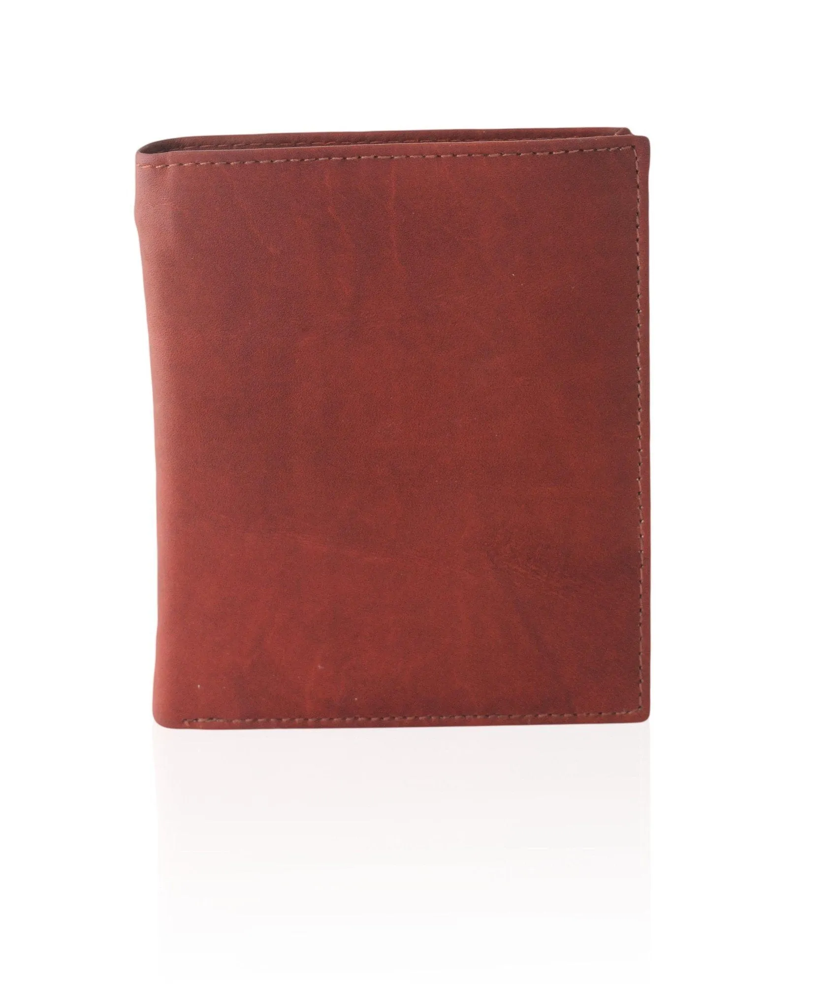 Deluxe RFID-Blocking Soft Genuine Leather Bifold Wallet For Men - Tan