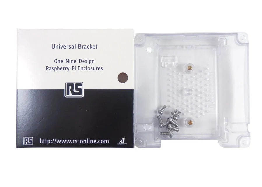 DesignSpark VESA Clear Mounting Bracket for Raspberry Pi 3 Case ASM-1900048-01