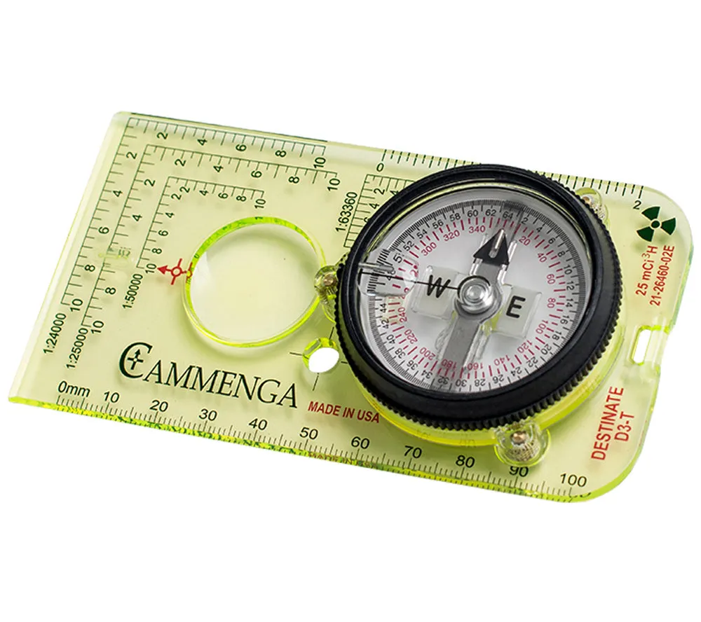 Destinate Tritium Protractor Compass - Cammenga NSN: 6605-01-625-2819