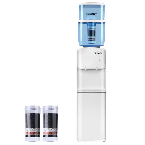 Devanti 22L Water Cooler Dispenser Hot Cold Taps Purifier Filter