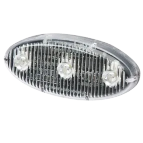 ECO ED0002R ECCO Stick-A-LED Warning Light (2.4" Oval, Red, Self-Adhesive)