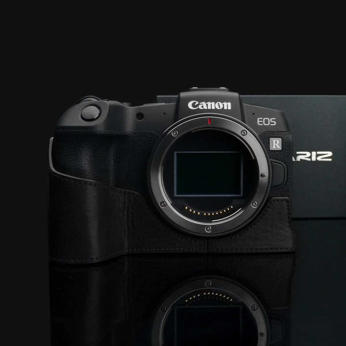 Gariz XS-CHEOSRPBK Black Leather Camera Half Case for Canon EOS RP (DEMO STOCK)