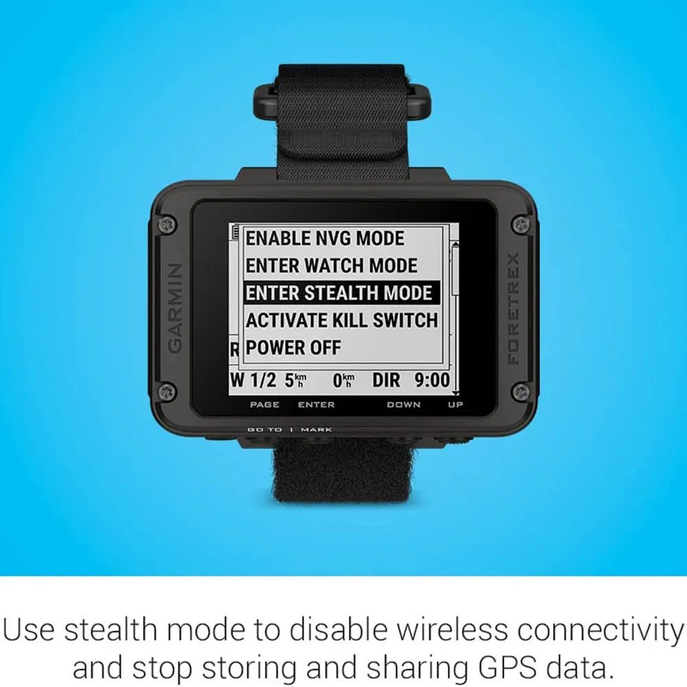 Garmin Foretrex 801 Upgraded Multi-Band GNSS Longer Battery Life Wrist-Mounted GPS Navigation - 010-02759-01