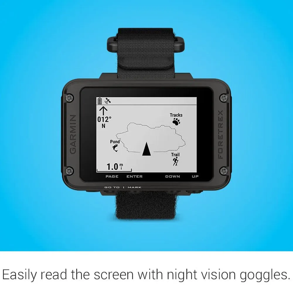 Garmin Foretrex 801 Upgraded Multi-Band GNSS Longer Battery Life Wrist-Mounted GPS Navigation - 010-02759-01