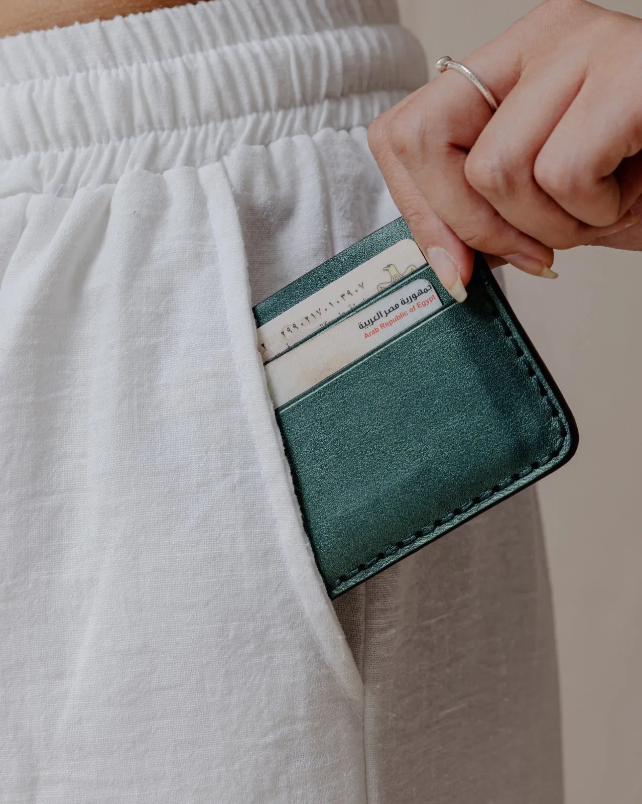 Genuine Gleam Card Holder Teal