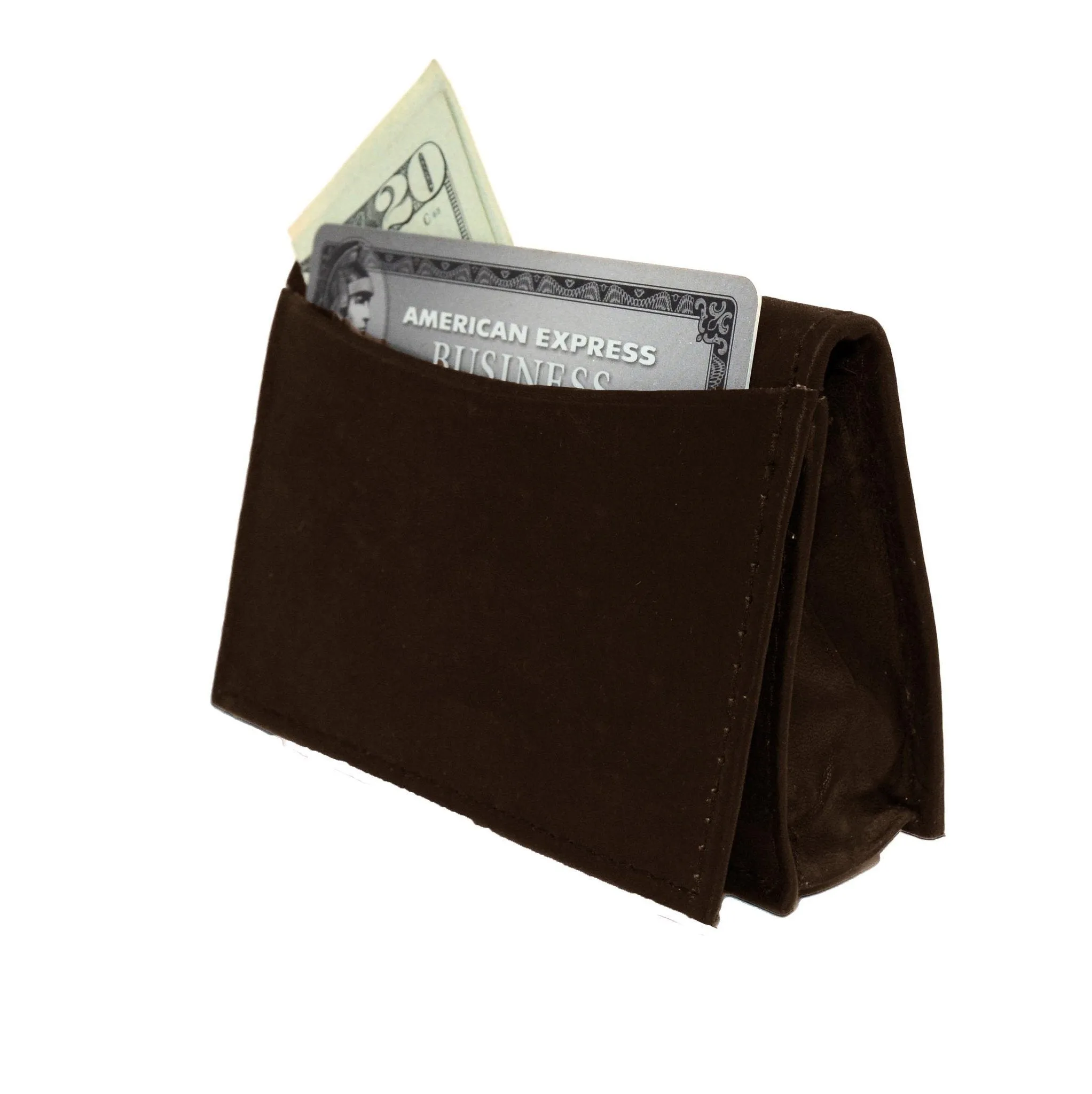 Genuine RFID-Blocking Best Business Card Holder Leather Card Case Excellent Designer - Black