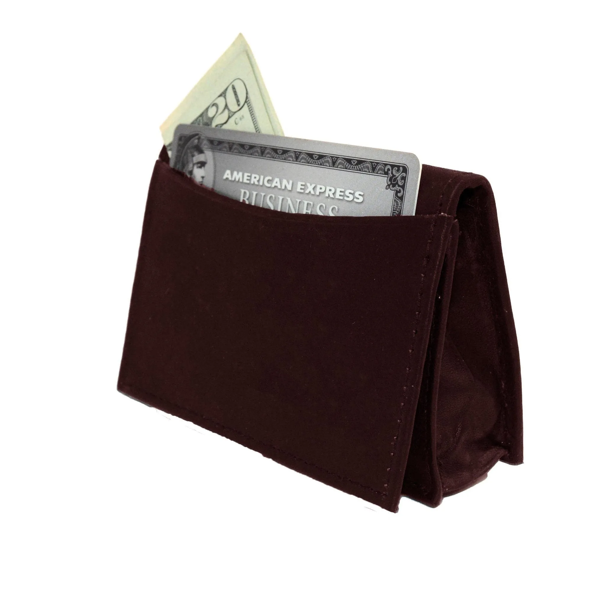 Genuine RFID-Blocking Best Business Card Holder Leather Card Case Excellent Designer - Black