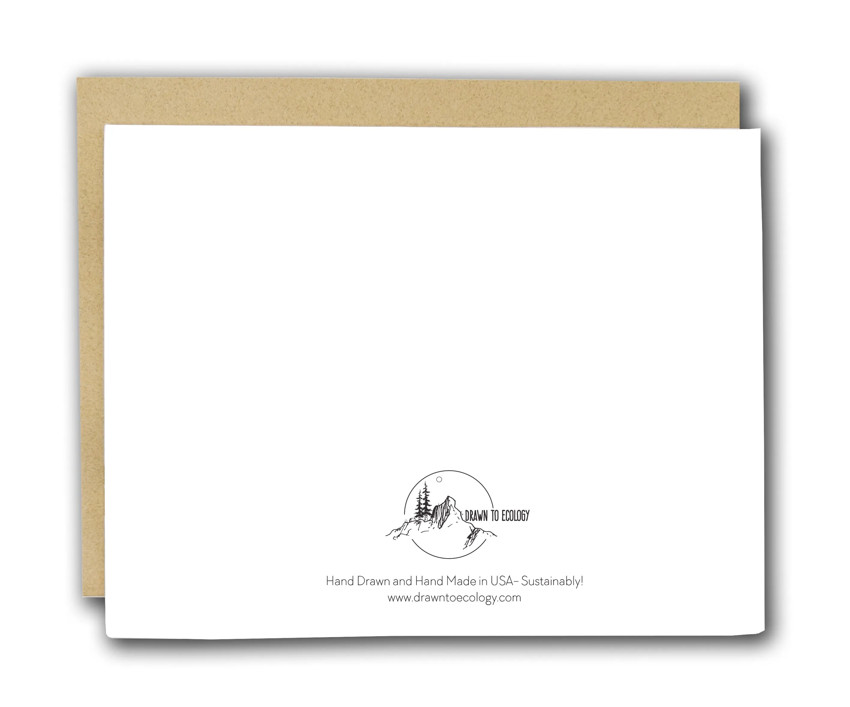 Gone Camping Letterpress Card