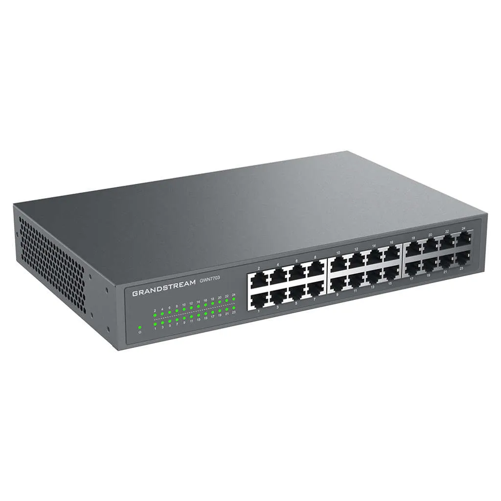 Grandstream 24-Port Unmanaged Network Switch GWN7703
