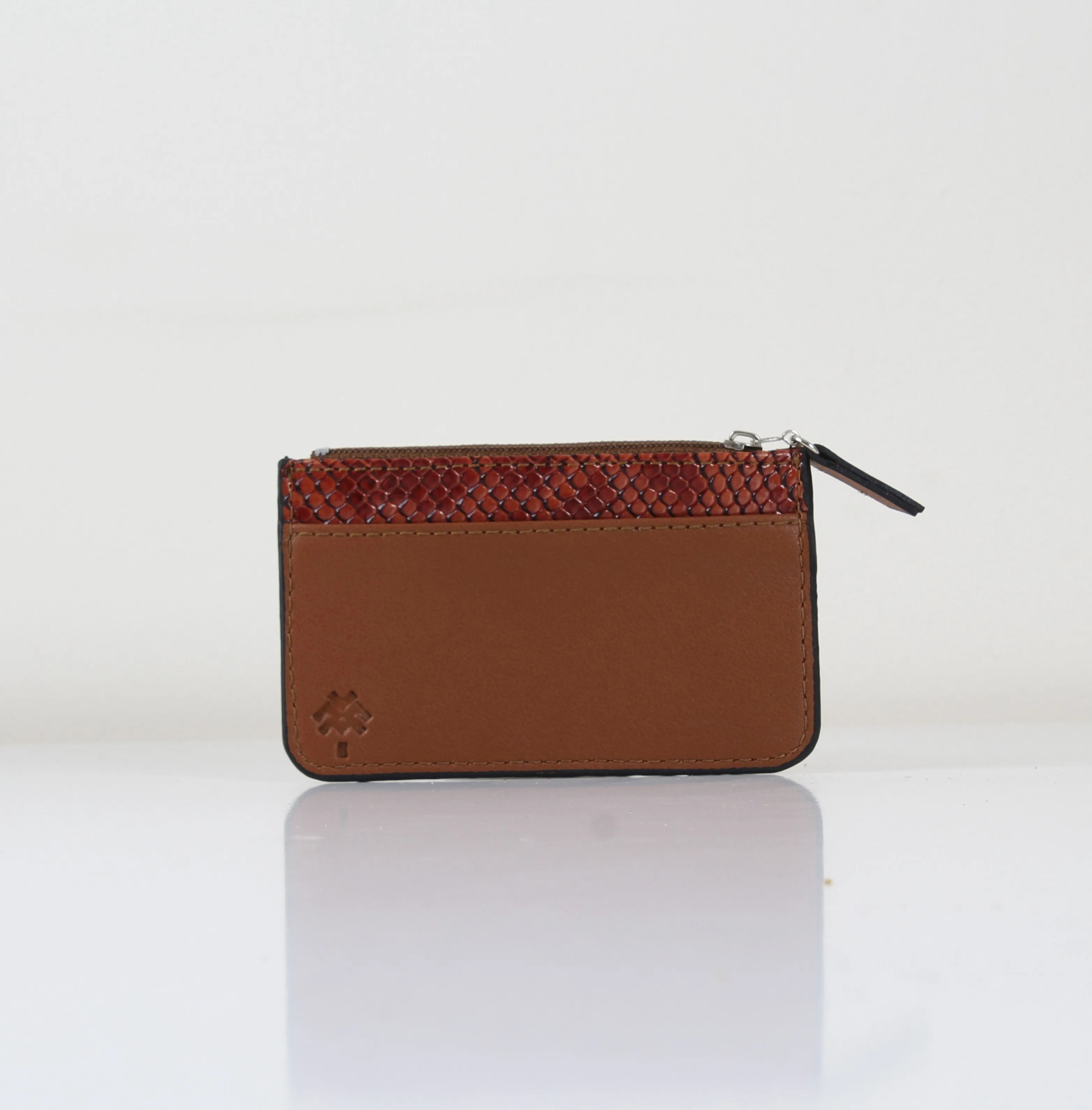 Havane SnakeSkin Card Holder